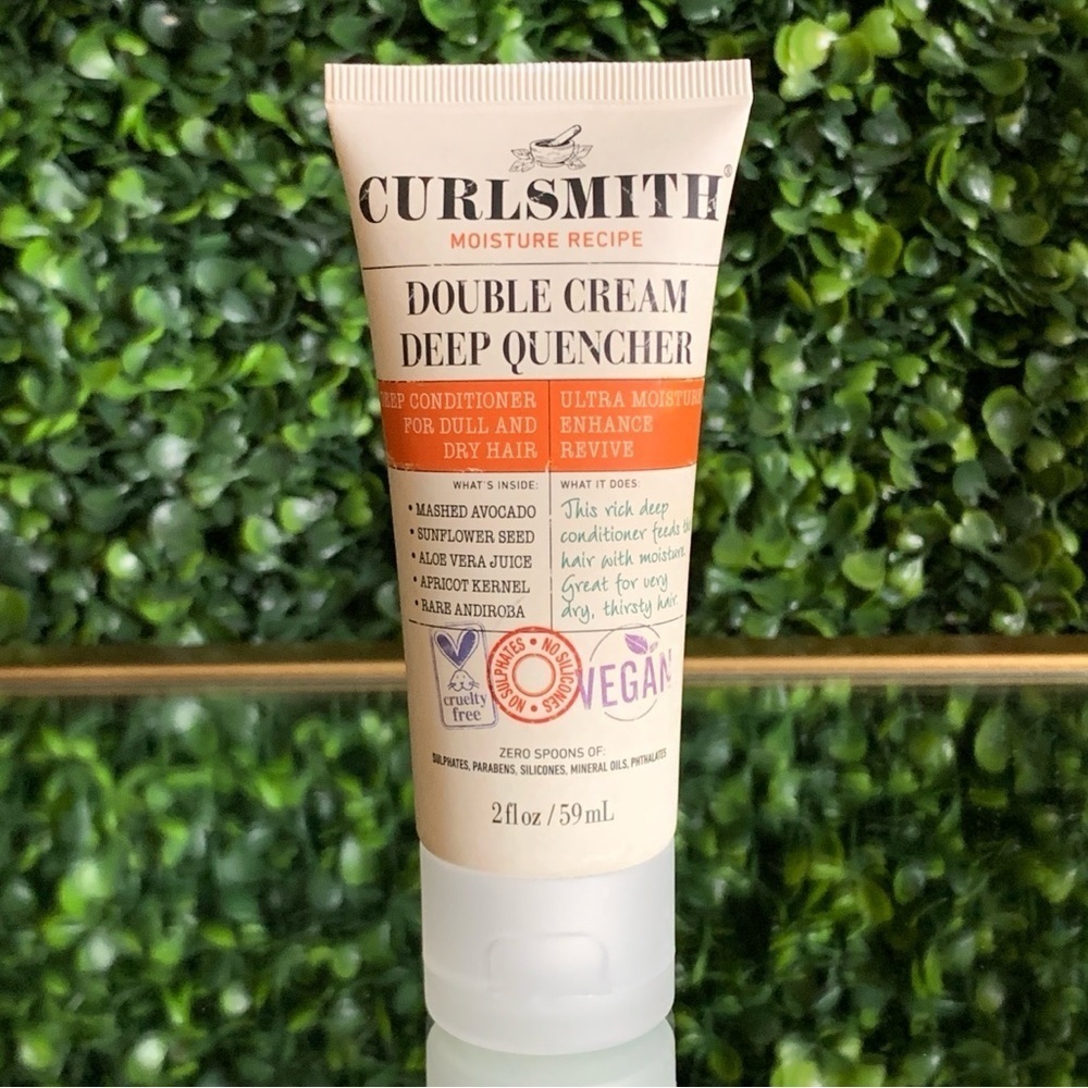 Curlsmith Double Cream Deep Quencher for Dry Dull Hair | NEW | 59 mL